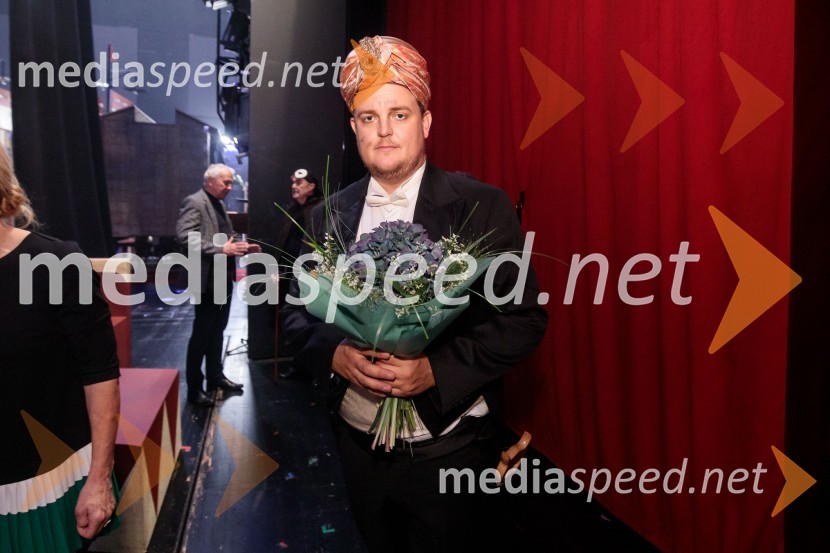  David Čadež, operni pevecPremiera komične opere Falstaff v SNG Opera in balet Ljubljana