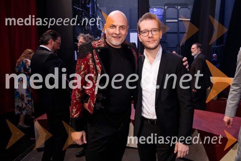  Nebojša Babić, operni pevec, bas;  Ayrton Desimpelaere, belgijski dirigentPremiera komične opere Falstaff v SNG Opera in balet Ljubljana