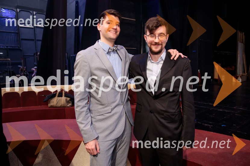  Črt Lasbaher, dirigent;  Štefan Pajanović, korepetitorPremiera komične opere Falstaff v SNG Opera in balet Ljubljana