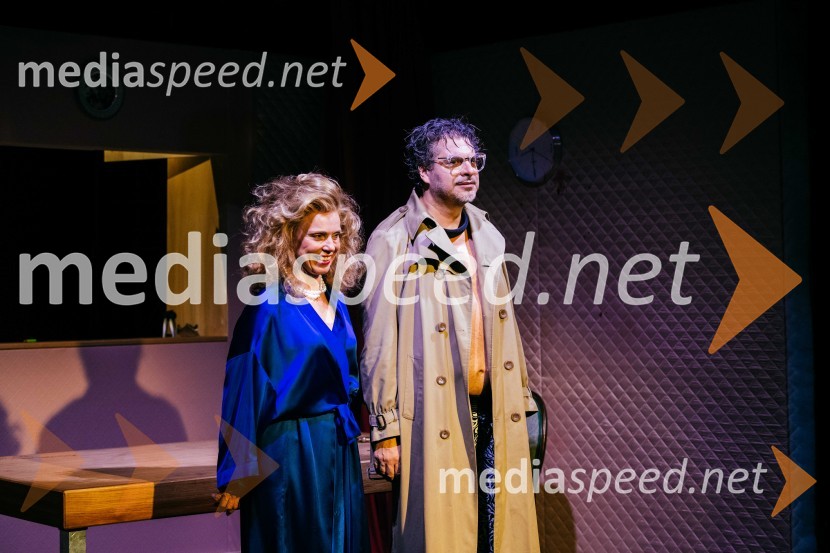  Manca  Ogorevc, igralka;  Tarek Rashid, igralecVeselja dom, premiera komedije v SLG Celje