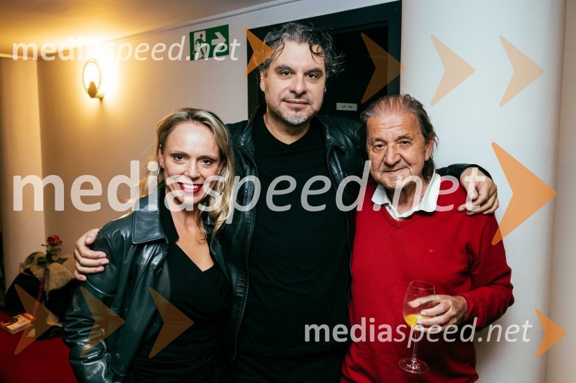  Manca  Ogorevc, igralka;  Tarek Rashid, igralec;  Emil  Filipčič, avtor besedilaVeselja dom, premiera komedije v SLG Celje