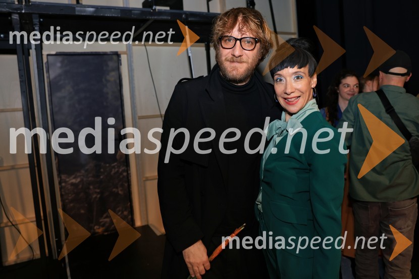  Matej   Puc, igralec;  Mojca Funkl, igralkaRadost, premiera drame, Mestno gledališče Ptuj