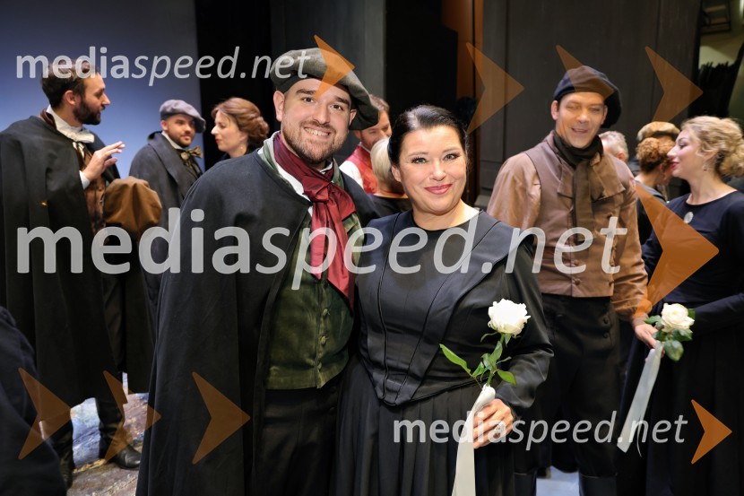  Žiga Lakner, pevec;  Dada Kladenik, pevkaLucia di Lammermoor, premiera opere v SNG Maribor