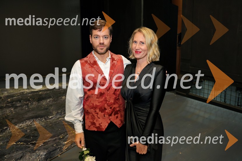  Luka  Brajnik, baritonist;  Mateja Kožuh, producentka in joga učiteljica MS7Lucia di Lammermoor, premiera opere v SNG Maribor