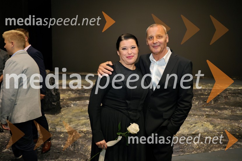  Dada Kladenik, pevka;  Danilo Rošker, direktor SNG MariborLucia di Lammermoor, premiera opere v SNG Maribor