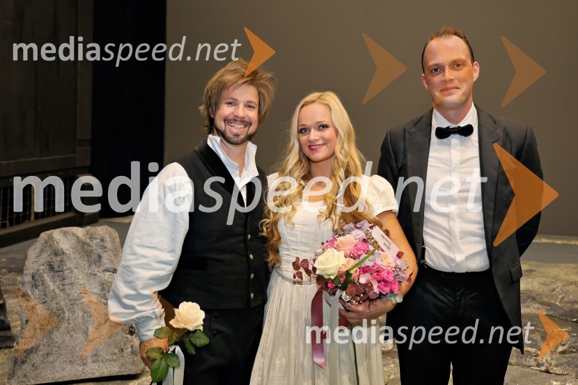  Martin Sušnik, operni solist;  Nina Dominko, operna pevka;  Ivan Hut, dirigentLucia di Lammermoor, premiera opere v SNG Maribor