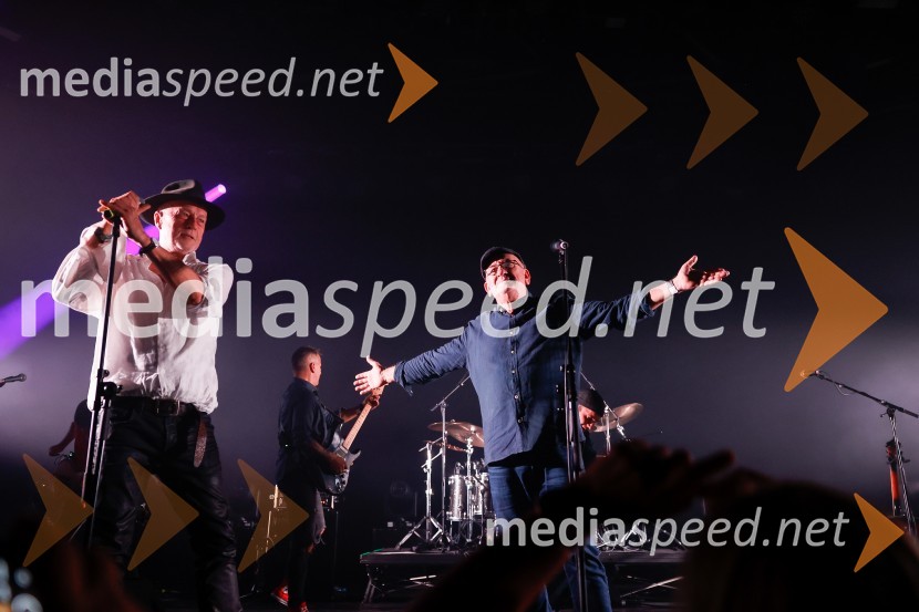  Vlado Kreslin, glasbenik;  Vlado Poredoš, glasbenik, skupina OrlekKoncert ob 35-letnici skupine Orlek