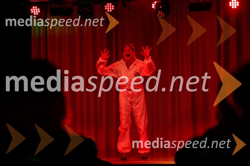  Draga Potočnjak, igralka in pisateljicaKje mi živimo, premiera avtorske predstave, SMG Ljubljana