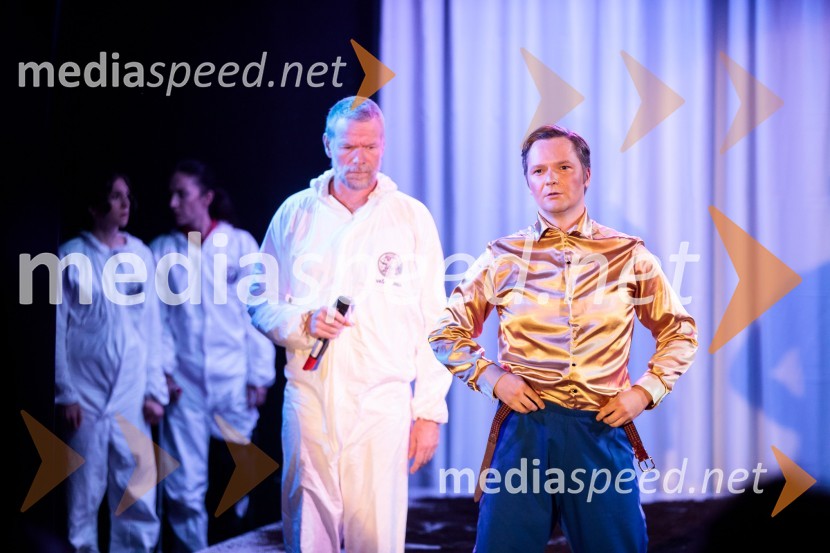  Matija  Vastl, igralec;  Stane Tomazin, igralecKje mi živimo, premiera avtorske predstave, SMG Ljubljana