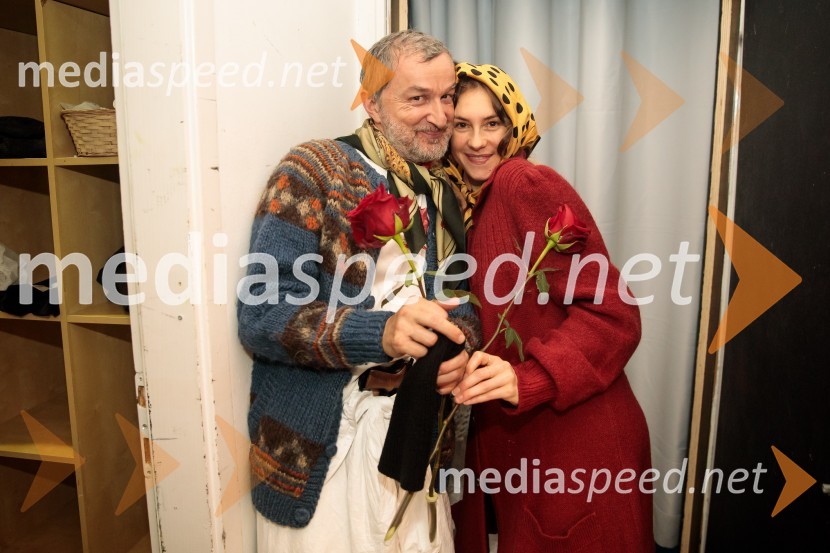  Ivan Peternelj, igralec;  Anja Novak, igralkaKje mi živimo, premiera avtorske predstave, SMG Ljubljana