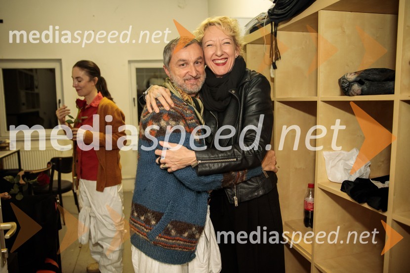  Ivan Peternelj, igralec;  Natalie  HorvatKje mi živimo, premiera avtorske predstave, SMG Ljubljana