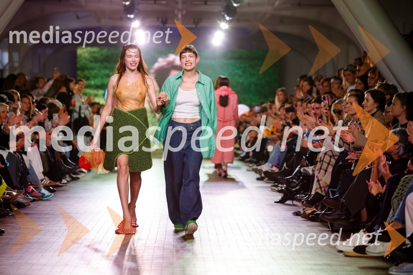  Karo Drake, manekenka;  ... Devet modnih revij, ki so navdušile obiskovalce na prvem dnevu LJFW