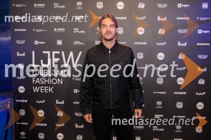  Rene  Krhin, nogometašLjubljana Fashion Week 2024, modne revije, drugi dan