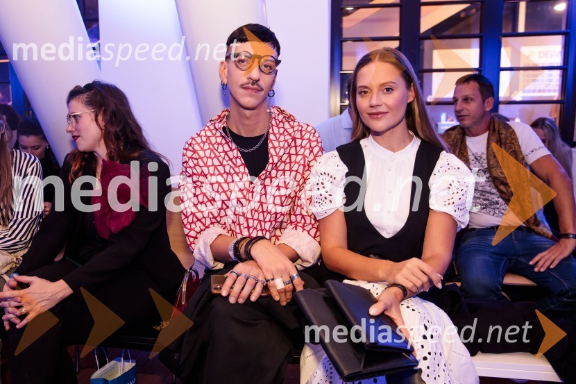  Matjaž Plošinjak, modni oblikovalec;  ... Ljubljana Fashion Week 2024, modne revije, drugi dan