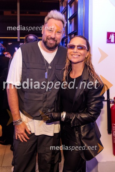  Uroš Umek, DJ;  Senka UmekLjubljana Fashion Week 2024, modne revije, drugi dan