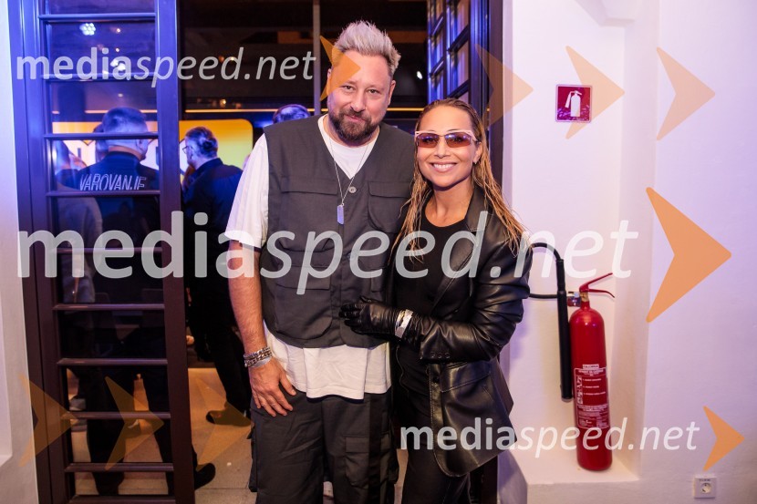  Uroš Umek, DJ;  Senka UmekLjubljana Fashion Week 2024, modne revije, drugi dan