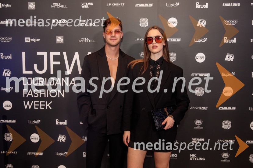  ... ;  Neja  Krampl Mastnak, modna novinarka revije GraziaLjubljana Fashion Week 2024, modne revije, drugi dan