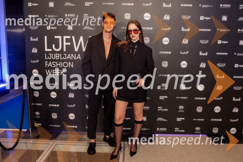  ... ;  Neja  Krampl Mastnak, modna novinarka revije GraziaLjubljana Fashion Week 2024, modne revije, drugi dan