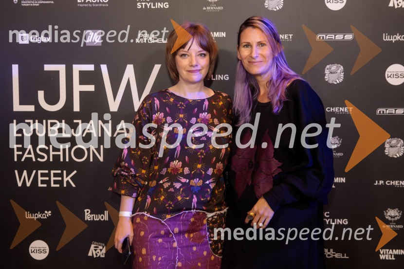  Maja Đuranović, modna oblikovalka;  Katja KozlevčarLjubljana Fashion Week 2024, modne revije, drugi dan