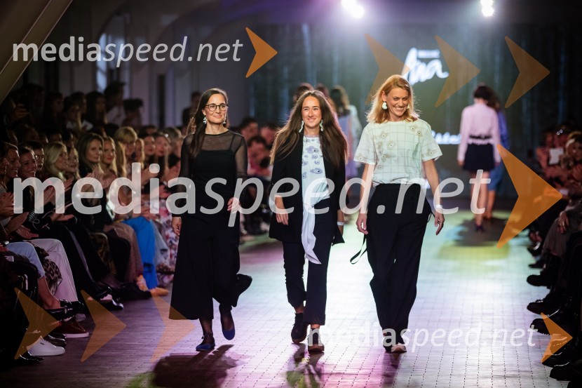  ... ;  Ana Jelinič, modna oblikovalka;  Katja Magister, umetnicaLjubljana Fashion Week 2024, modne revije, drugi dan