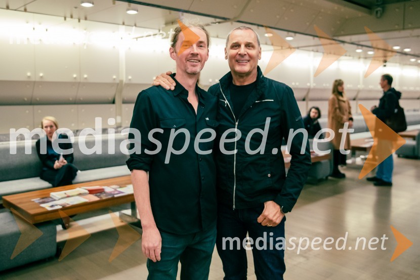  Andrej Jaklič, vodja gledališkega in sodobnoplesnega programa CD;  Danilo Rošker, direktor SNG MariborComedie-Francaise s predstavo Hekuba, ne Hekuba na odru Cankarjevega doma