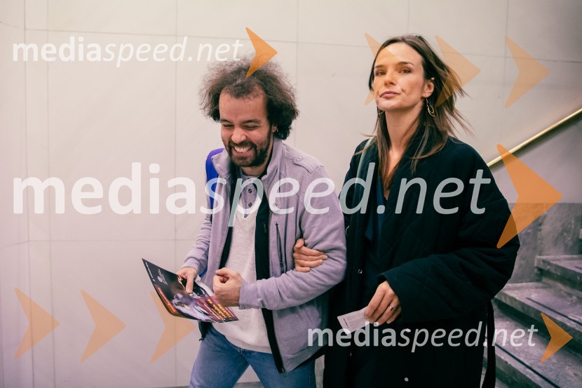  Blaž Šef, igralec;  Tina Vrbnjak, igralkaComedie-Francaise s predstavo Hekuba, ne Hekuba na odru Cankarjevega doma