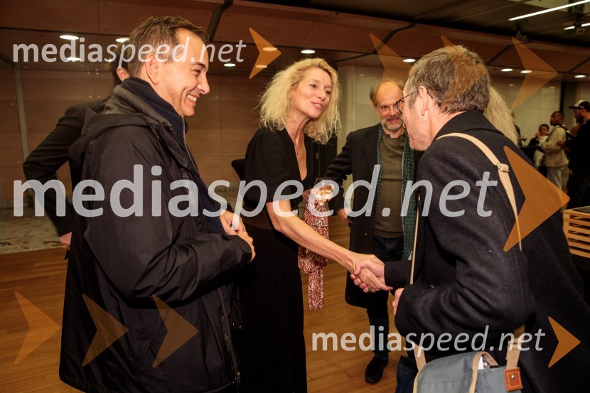  Éric Génovèse, igralec;  Elsa Lepoivre, igralka;  Denis Podalydès, igralecComedie-Francaise s predstavo Hekuba, ne Hekuba na odru Cankarjevega doma
