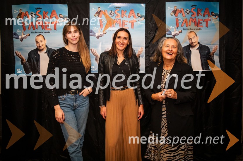  Kaja Perovic;  Andreja Tišlar;  Amanda MlakarVid Valič z novo avtorsko komedijo Moška pamet