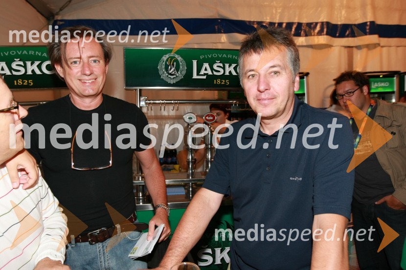 Vladimir Rukavina Gogo, direktor Narodnega doma Maribor in direktor Festivala Lent ter Bojan Rajtmajer, predsednik uprave podjetja Paloma17. Festival Lent 2009, otvoritveni vikend