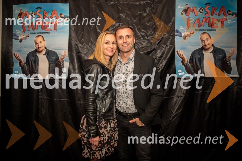  Nataša Babič, igralka;  Ranko Babić, stand up komikVid Valič z novo avtorsko komedijo Moška pamet