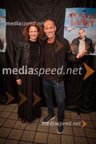  Nika  Veger, stilistka;  Peter Poles, televizijski voditeljVid Valič z novo avtorsko komedijo Moška pamet