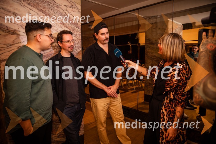  Alen Mastnak, stand up komik;  Alen Borišek, stand up komik;  Dino Kapetanovič, stand up komikVid Valič z novo avtorsko komedijo Moška pamet