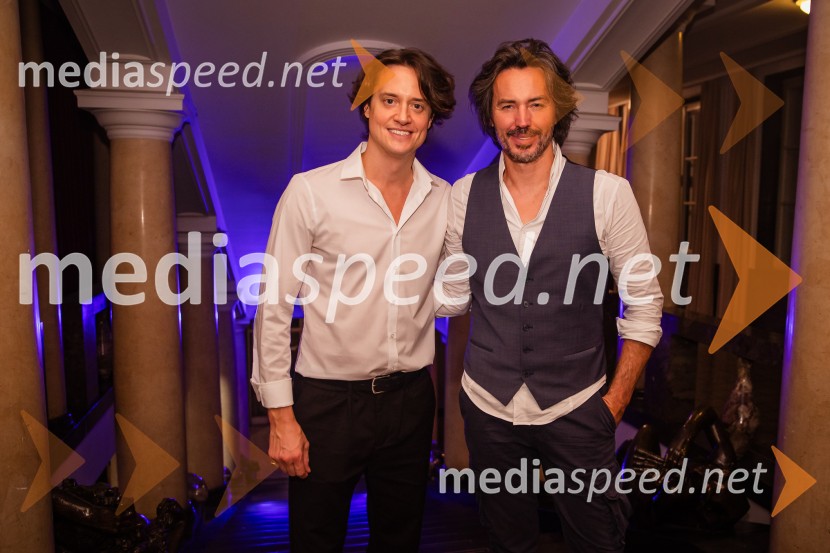  Domen Valič, igralec;  Matej MijatovićVid Valič z novo avtorsko komedijo Moška pamet