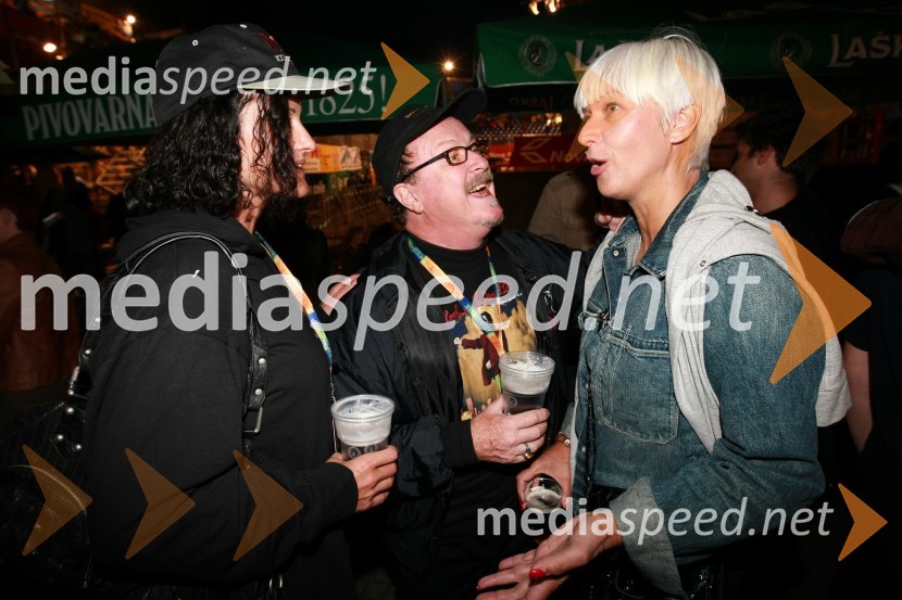 Irena Brunec, kiparka, Tomaž Domicelj, glasbenik ter Barbra Drnač, plesna novinarka in urednica oddaje Parada plesa17. Festival Lent 2009, otvoritveni vikend