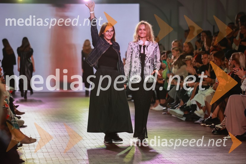  Mojca Celin, modna oblikovalka, Akinora Celin;  Petja SelanTretji dan Ljubljanskega tedna mode