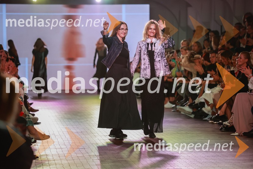  Mojca Celin, modna oblikovalka, Akinora Celin;  Petja SelanTretji dan Ljubljanskega tedna mode