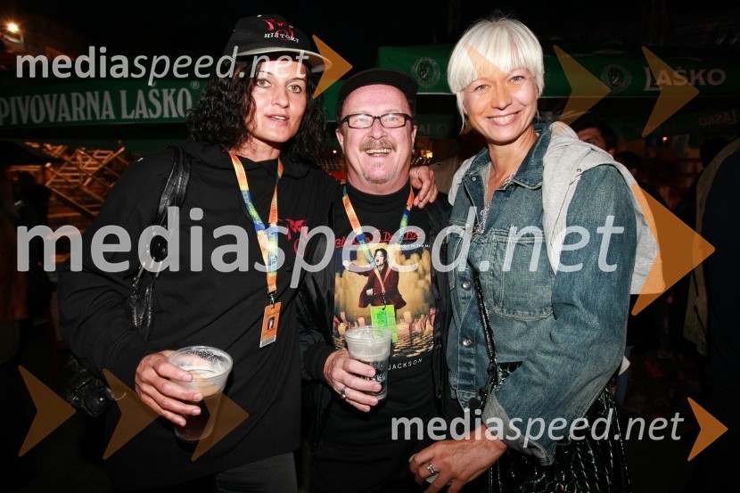 Irena Brunec, kiparka, Tomaž Domicelj, glasbenik ter Barbra Drnač, plesna novinarka in urednica oddaje Parada plesa17. Festival Lent 2009, otvoritveni vikend