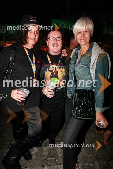 Irena Brunec, kiparka, Tomaž Domicelj, glasbenik ter Barbra Drnač, plesna novinarka in urednica oddaje Parada plesa17. Festival Lent 2009, otvoritveni vikend