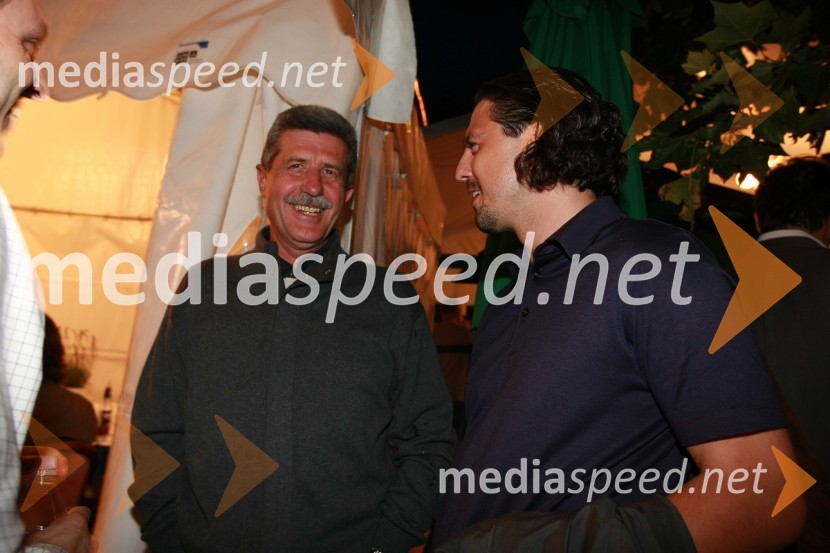 Drago Cotar, predsednik uprave Zavarovalnice Maribor in Zlatko Zahovič, športni direktor NK Maribor17. Festival Lent 2009, otvoritveni vikend