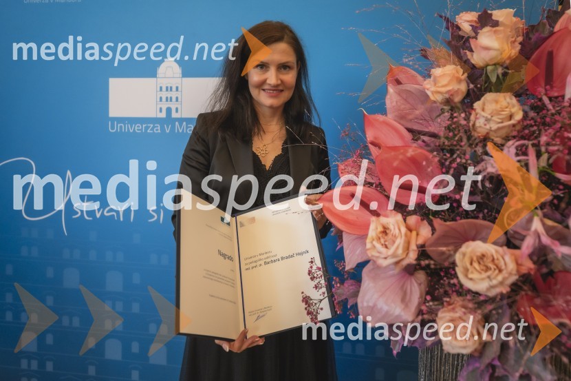 Barbara Bradač HojnikPodelitev Nagrade Univerze v Mariboru za pedagoško odličnost za študijsko leto 2023/2024
