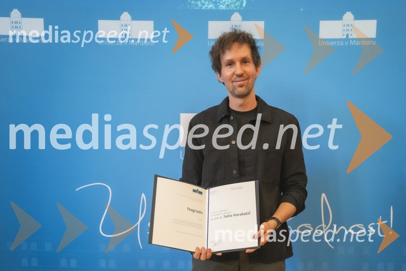 dr. Sašo Karakatič, Fakulteta za elektrotehniko, računalništvo in informatiko, Univerza v MariboruPodelitev Nagrade Univerze v Mariboru za pedagoško odličnost za študijsko leto 2023/2024