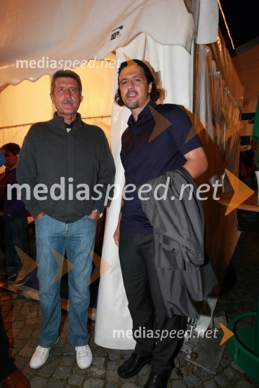 Drago Cotar, predsednik uprave Zavarovalnice Maribor in Zlatko Zahovič, športni direktor NK Maribor17. Festival Lent 2009, otvoritveni vikend