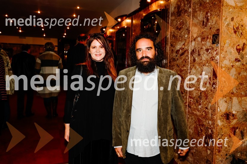  Eva Belčič, vodja marketinga in odnosov z javnostmi, Prešernovo gledališče Kranj;   Jure Novak, generalni direktor, Cankarjev domPremiera Woyzeck v Prešernovem gledališču Kranj