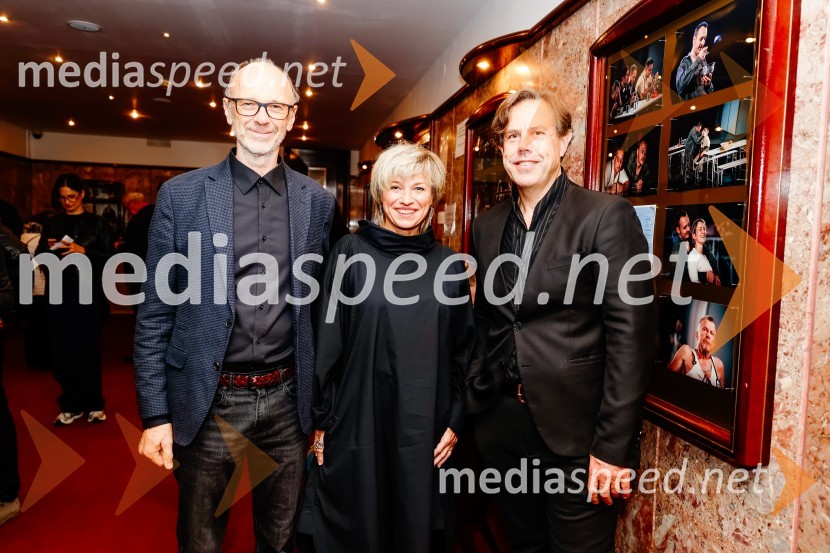  Lojze  Krajnčan, dirigent Big Banda RTV Slovenija ;  Romana Krajnčan, pevka;  Danijel Malalan, igralecPremiera Woyzeck v Prešernovem gledališču Kranj