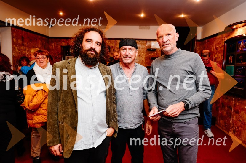   Jure Novak, generalni direktor, Cankarjev dom;  Ciril Roblek, inspicient PGK;  ... Premiera Woyzeck v Prešernovem gledališču Kranj