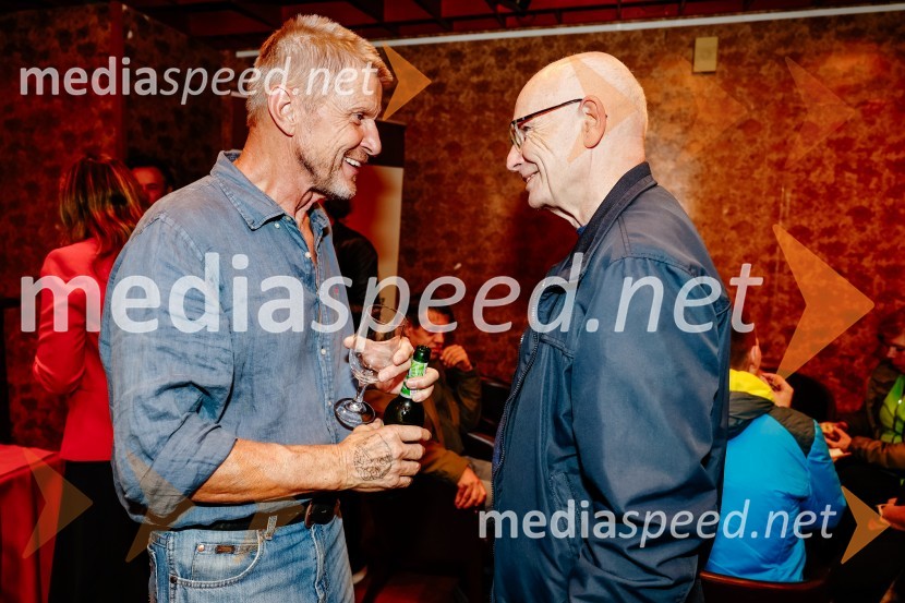  Borut  Veselko, igralec; Dr. Mladen Dolar, filozofPremiera Woyzeck v Prešernovem gledališču Kranj