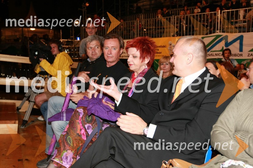 Andrej Verlič, podžupan Mestne občine Maribor, Vladimir Rukavina Gogo, direktor Narodnega doma Maribor ter direktor Festivala Lent, Majda Širca, ministrica za kulturo in Franc Kangler, župan Mestne občine Maribor17. Festival Lent 2009, otvoritveni vikend
