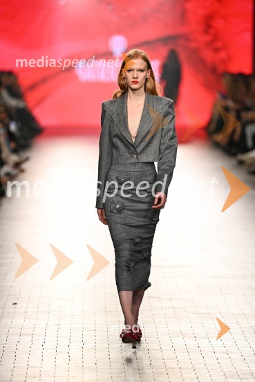  Pia Novak, manekenkaLjubljana Fashion Week 2024, modne revije, četrti dan