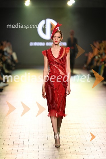  Pia Novak, manekenkaLjubljana Fashion Week 2024, modne revije, četrti dan