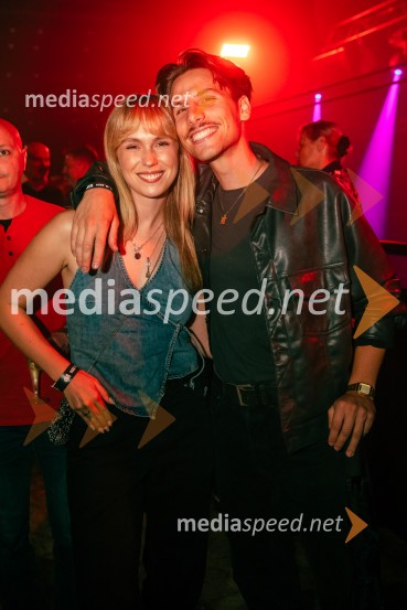  Melani Mekicar, radijska in televizijska voditeljica;  Marko SuboticRock Radio praznoval 10 let čistega rocka